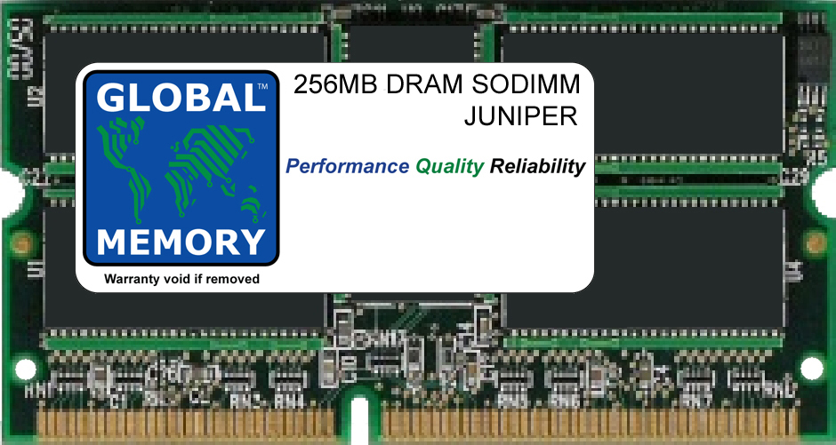 256MB DRAM SODIMM MEMORY RAM FOR JUNIPER M7 / M7i / M10 / M10i / M71 FORWARDING ENGINE (FE) (MEM-FEB-256-S)